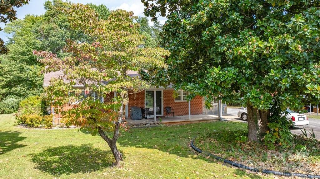 489 Ned Mcgimsey Road Nebo, NC 28761 - Photo 19 of 25 a view of a backyard with garden