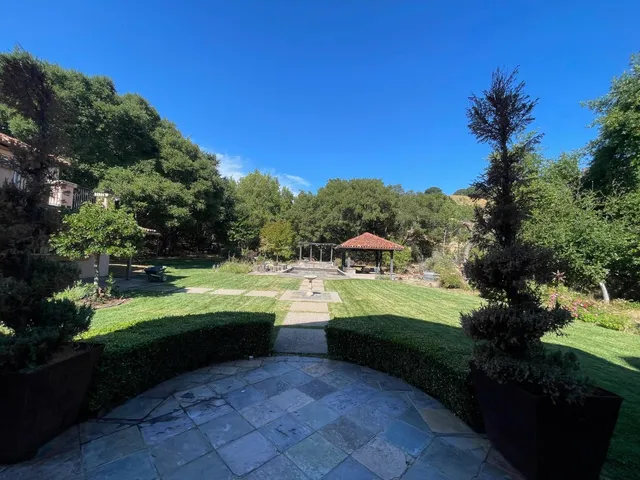 a view of an outdoor space and yard