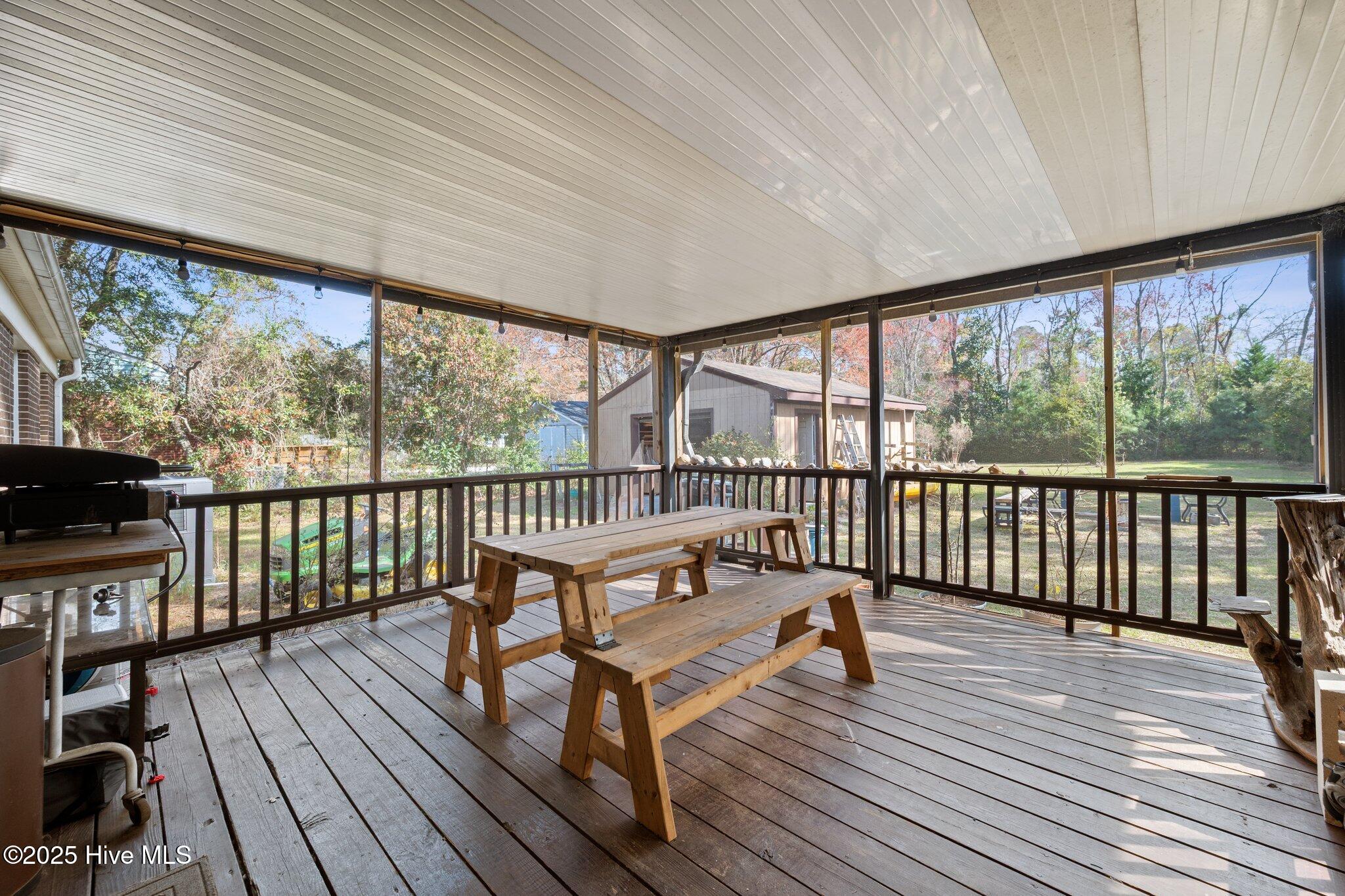 106 Rice Road Wilmington, NC 28409 - Photo 20 of 34 Rear Screened Patio