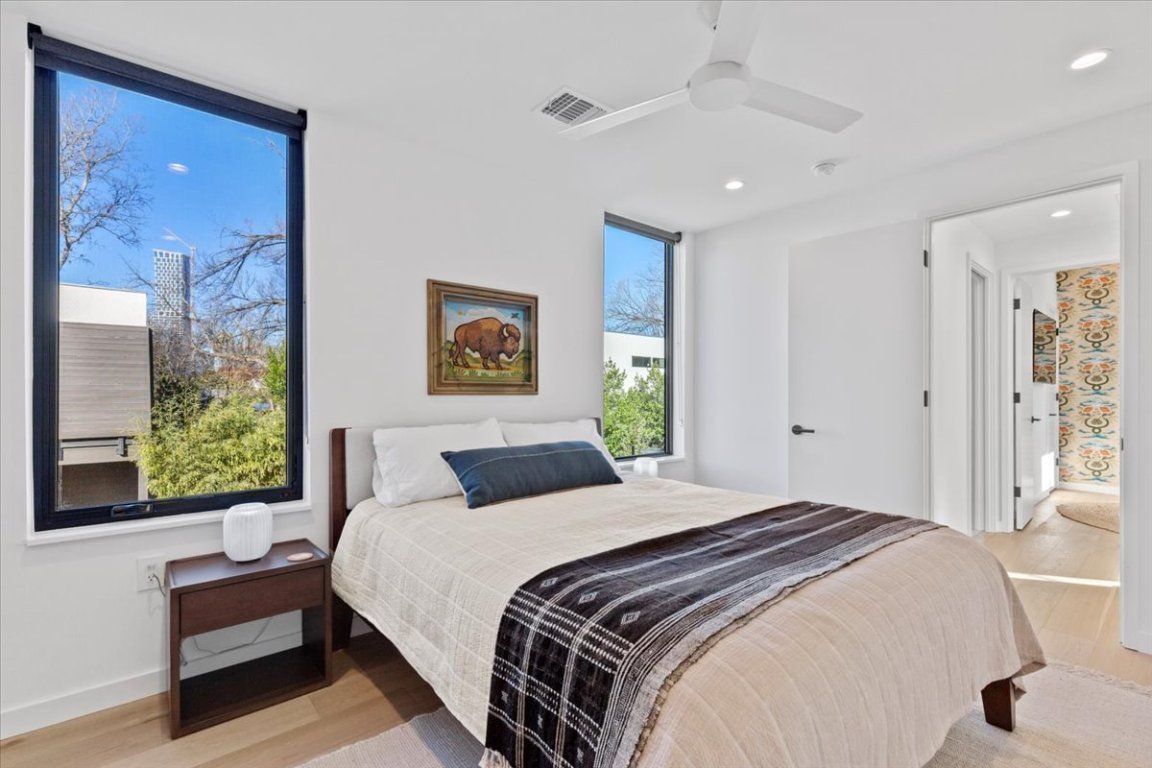 1709 Willow Street, Unit 2 Austin, TX 78702 - Photo 15 of 20 a bedroom with a bed and a window