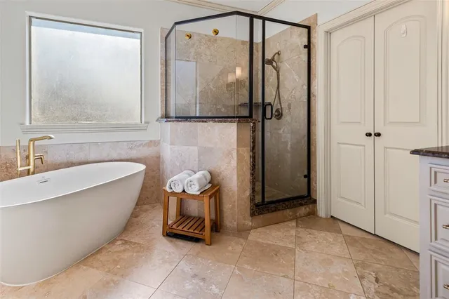 a backyard of a house with seating space