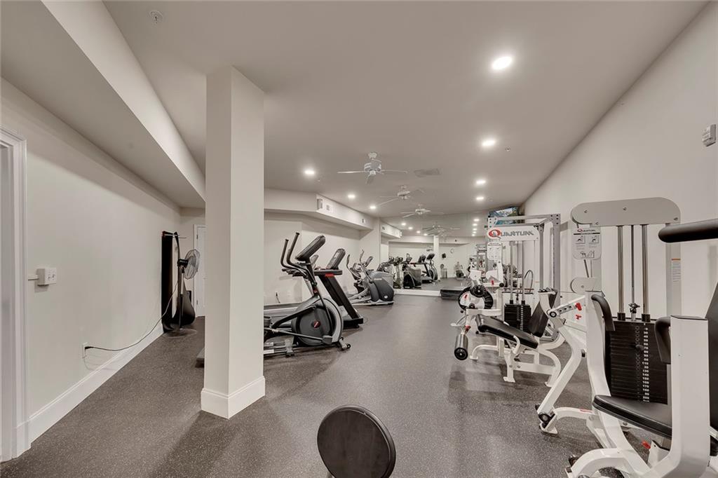 11 Perimeter Centre East, Unit 1112 Atlanta, GA 30346 - Photo 28 of 38 a view of a room with gym equipment