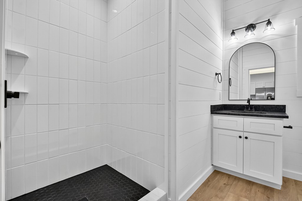 85 Duck Cove Morganton, GA 30560 - Photo 19 of 36 a bathroom with a sink and a mirror