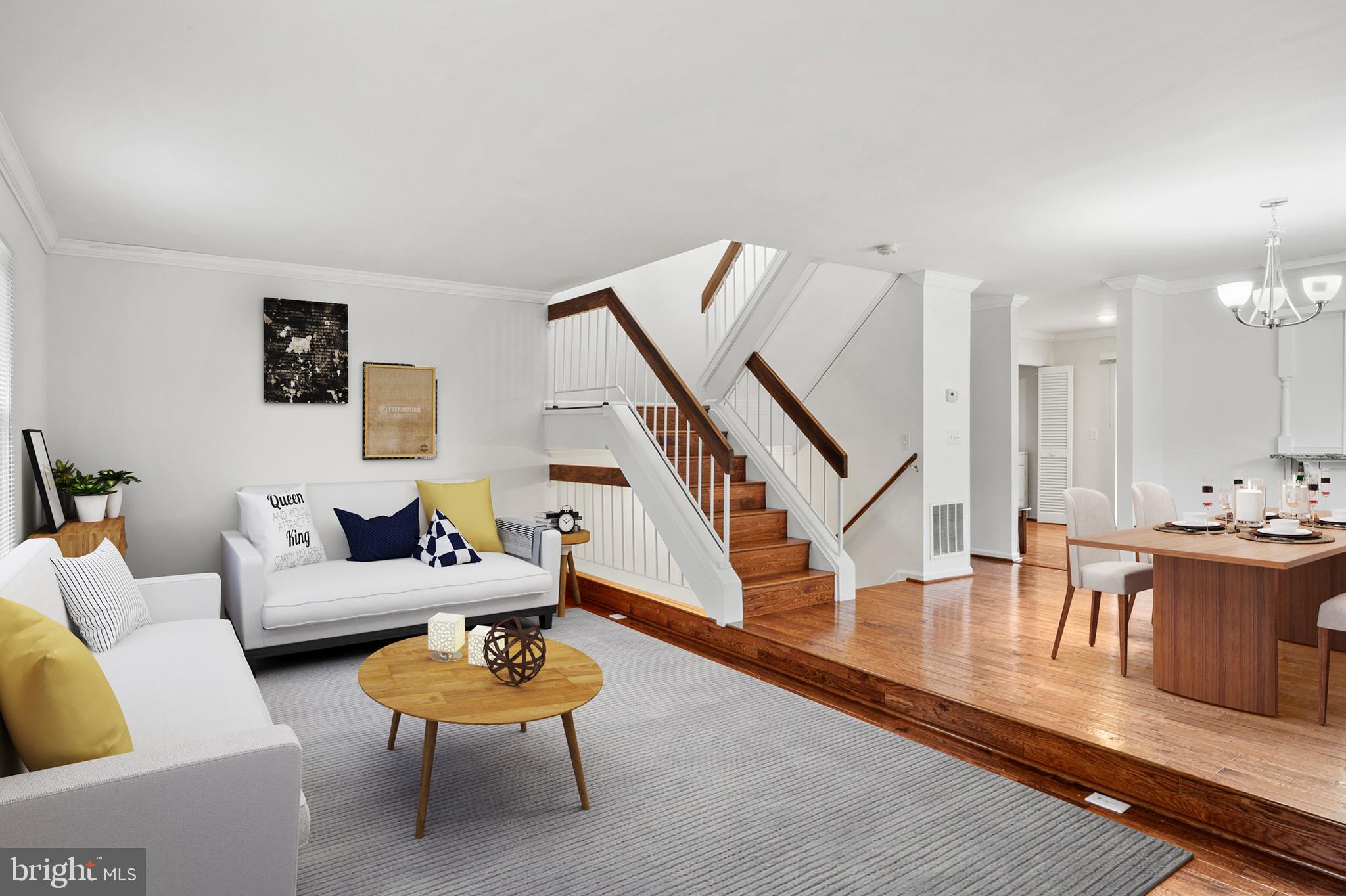 7022 Storch Lane Lanham, MD 20706 - Photo 13 of 44 Virtually staged living and dining rooms.