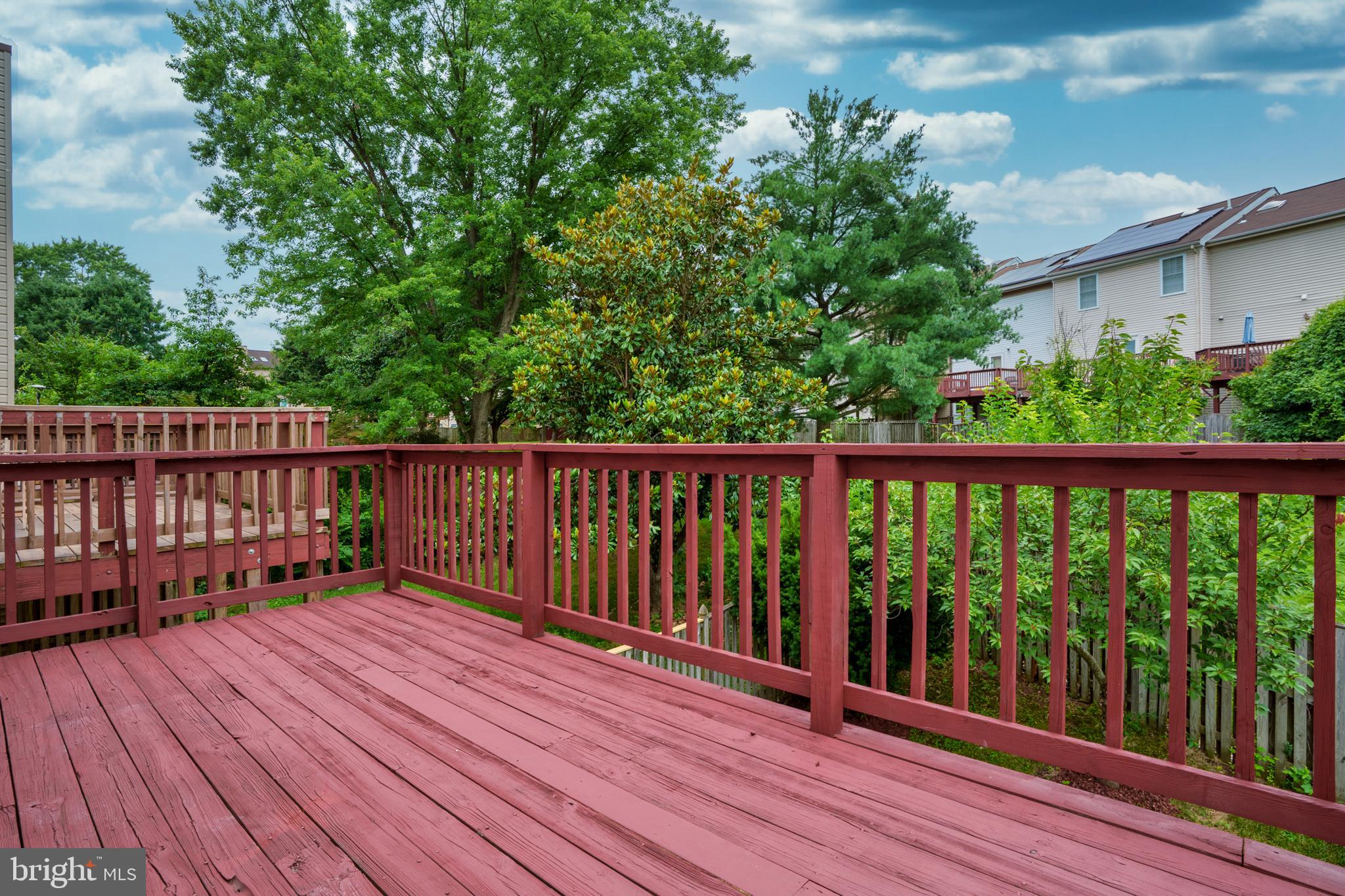 7022 Storch Lane Lanham, MD 20706 - Photo 41 of 44 Relaxing, spacious "refinished" deck!