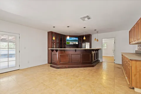 a view of a house with a patio