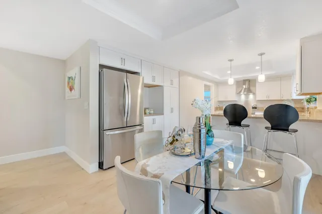 a view of hallway with stairs