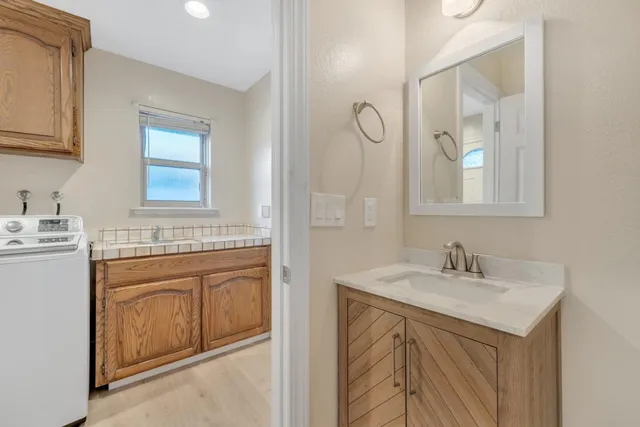 a front view of a house with swimming pool