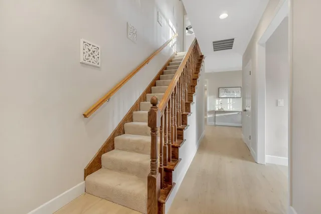 a view of an front door