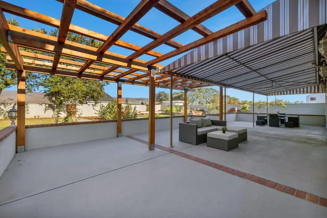 a view of city from a balcony