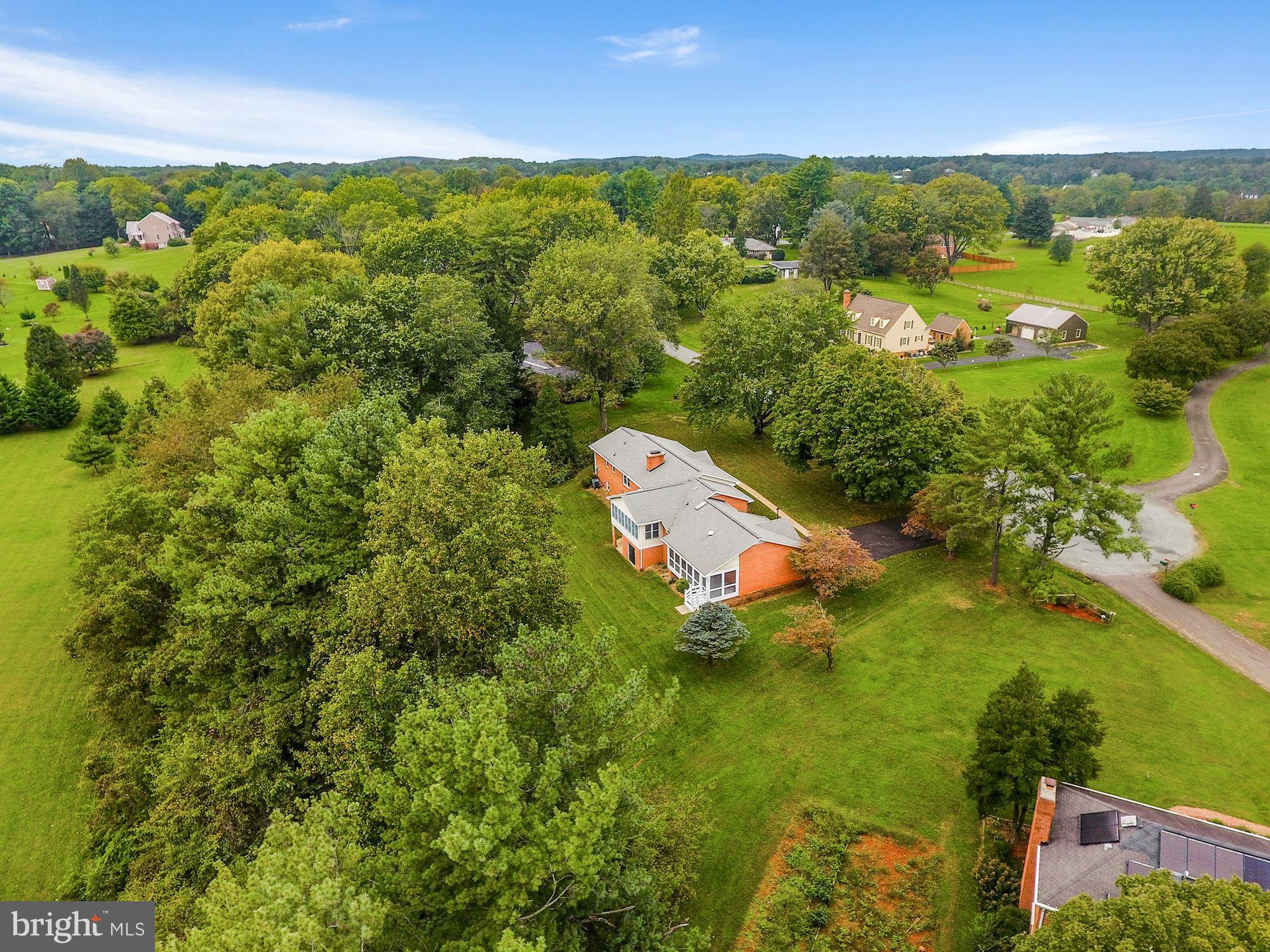 11502 Fox Hill Road Culpeper, VA 22701 - Photo 42 of 49 Aerial view of private setting