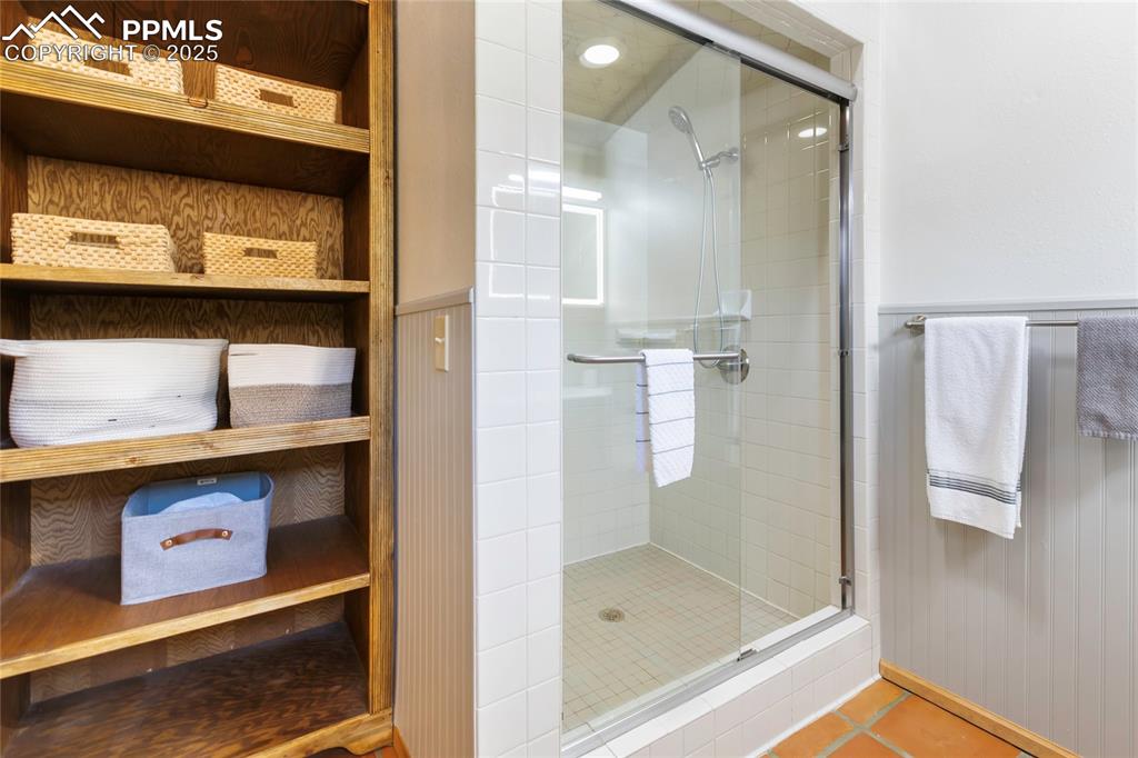 790 Tiara Road Lake George, CO 80827 - Photo 21 of 47 Linen storage and shower