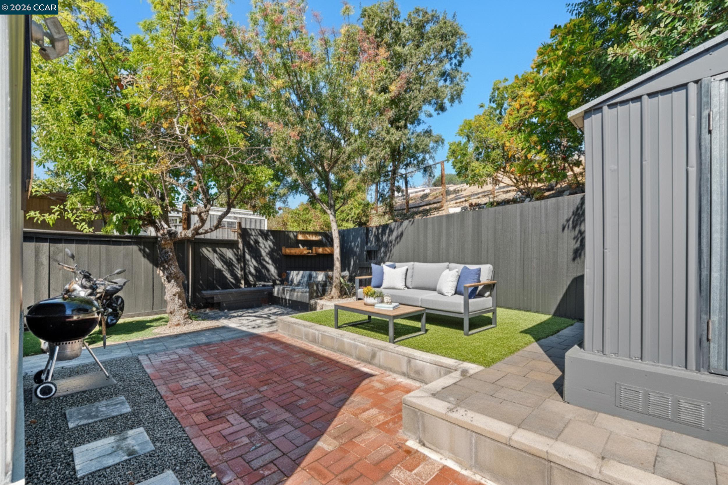 32 Galloway Drive Concord, CA 94518 - Photo 35 of 35 a view of backyard with a patio and outdoor seating