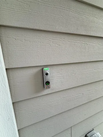 a view of front door