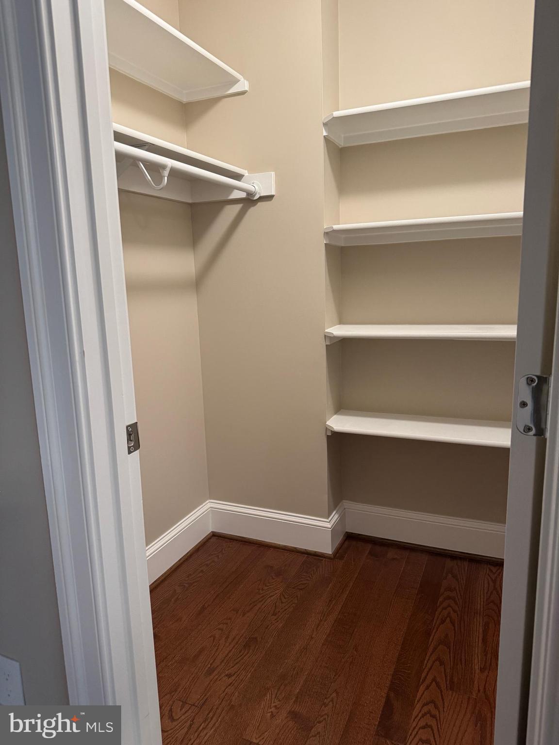 7702 Trammell Road Annandale, VA 22003 - Photo 39 of 68 a view of walk in closet with empty racks