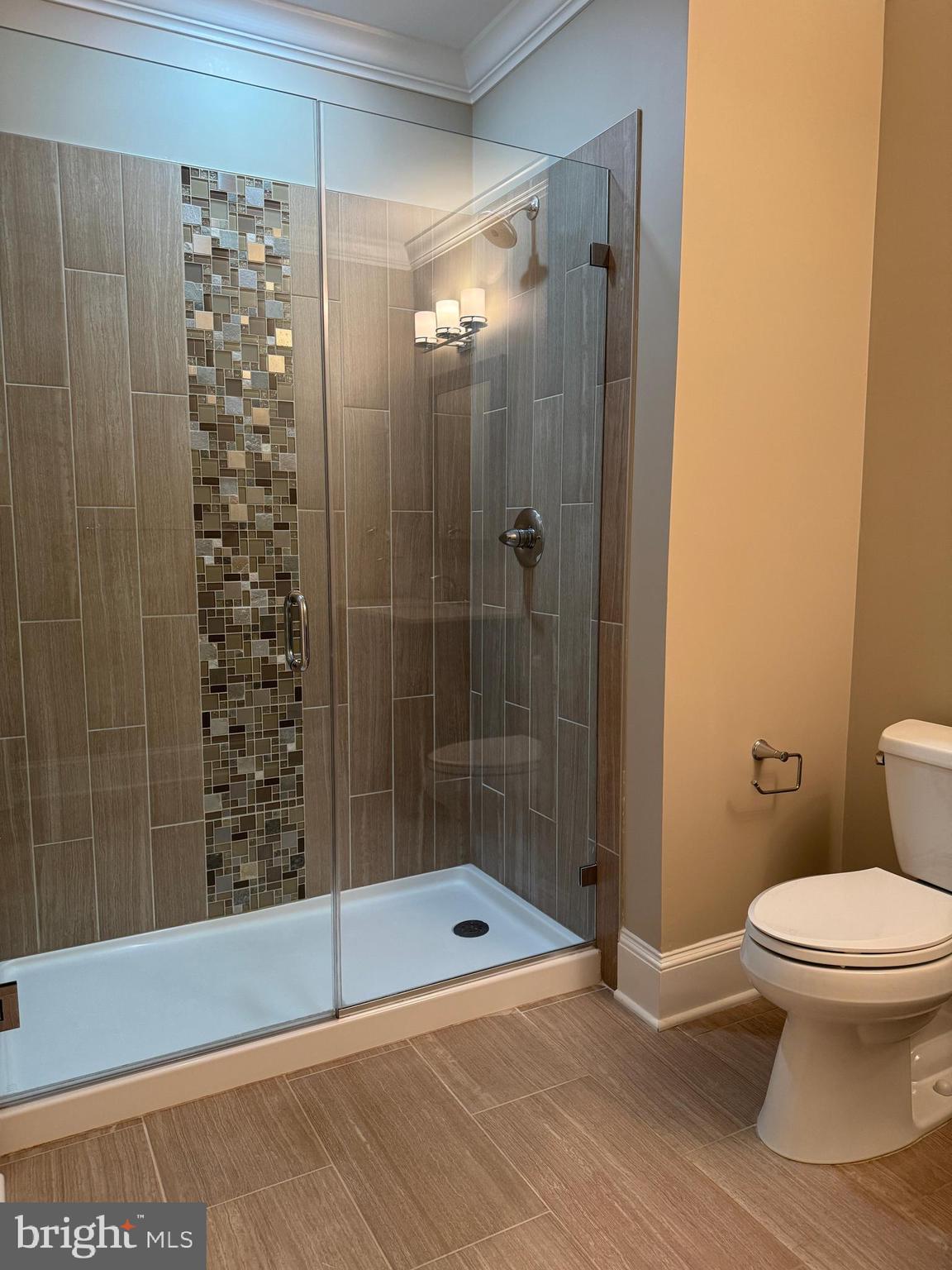 7702 Trammell Road Annandale, VA 22003 - Photo 63 of 68 a bathroom with a shower and a toilet