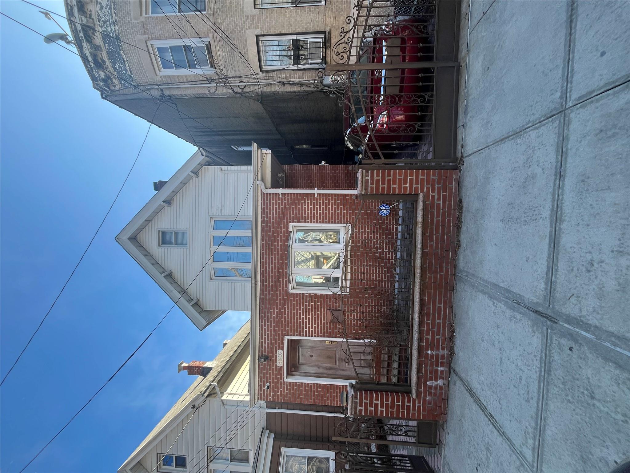 a view of open space in front of building