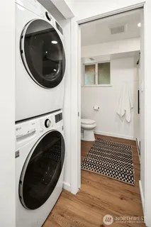 a bathroom with a toilet and a sink