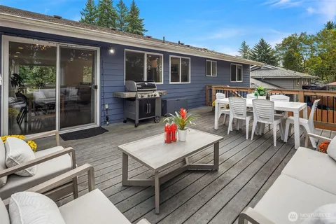 a outdoor space with furniture