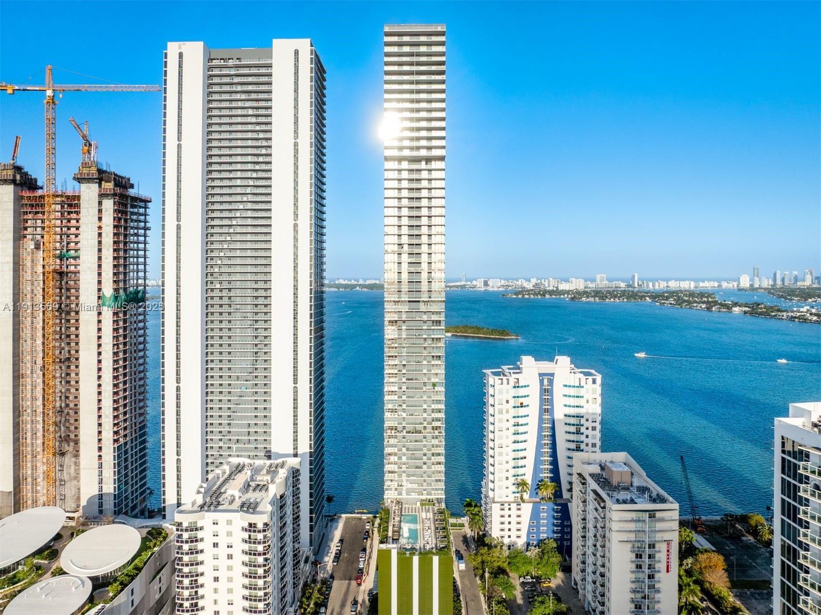 788 Northeast 23rd Street, Unit 4102 Miami, FL 33137 - Photo 40 of 41 a view of city with tall buildings