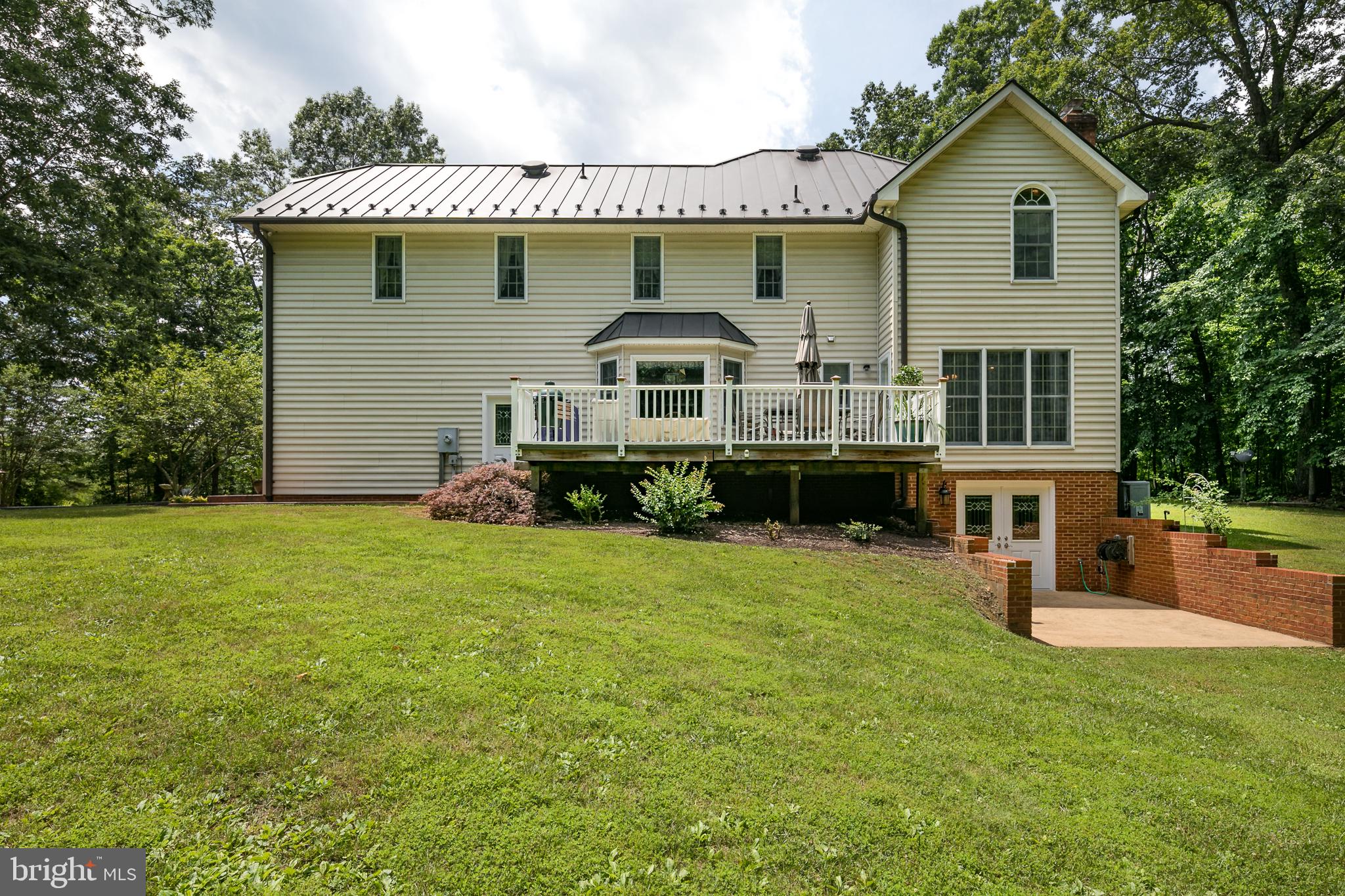 4287 Phoenix Road Bealeton, VA 22712 - Photo 10 of 41 Rear View showing Deck and Patio