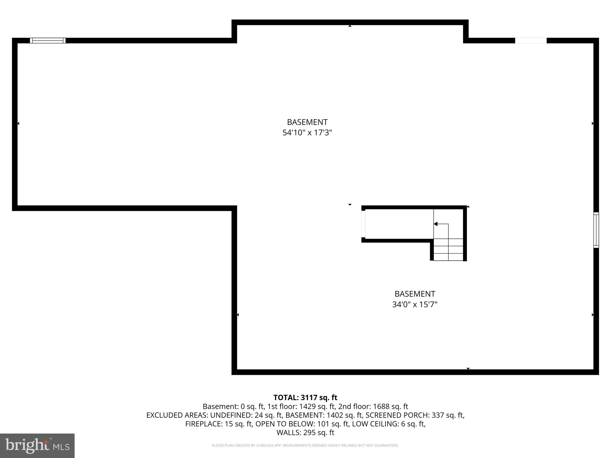11617 Philadelphia Road White Marsh, MD 21162 - Photo 63 of 63 Basement floorplan