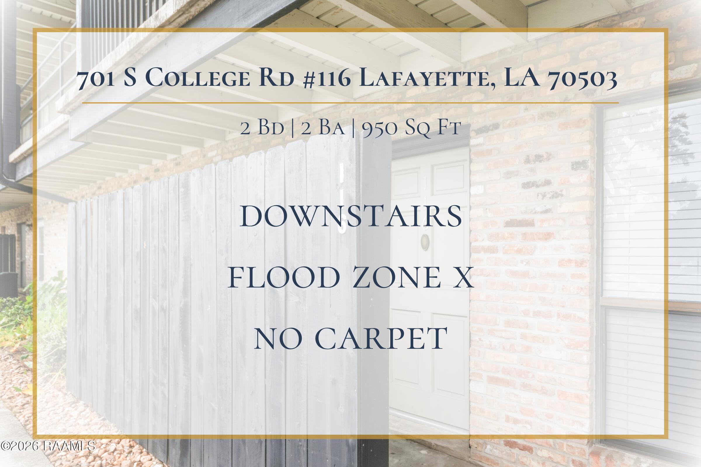 701 South College Road, Unit 116 Lafayette, LA 70503 - Photo 2 of 22 MLS Photo