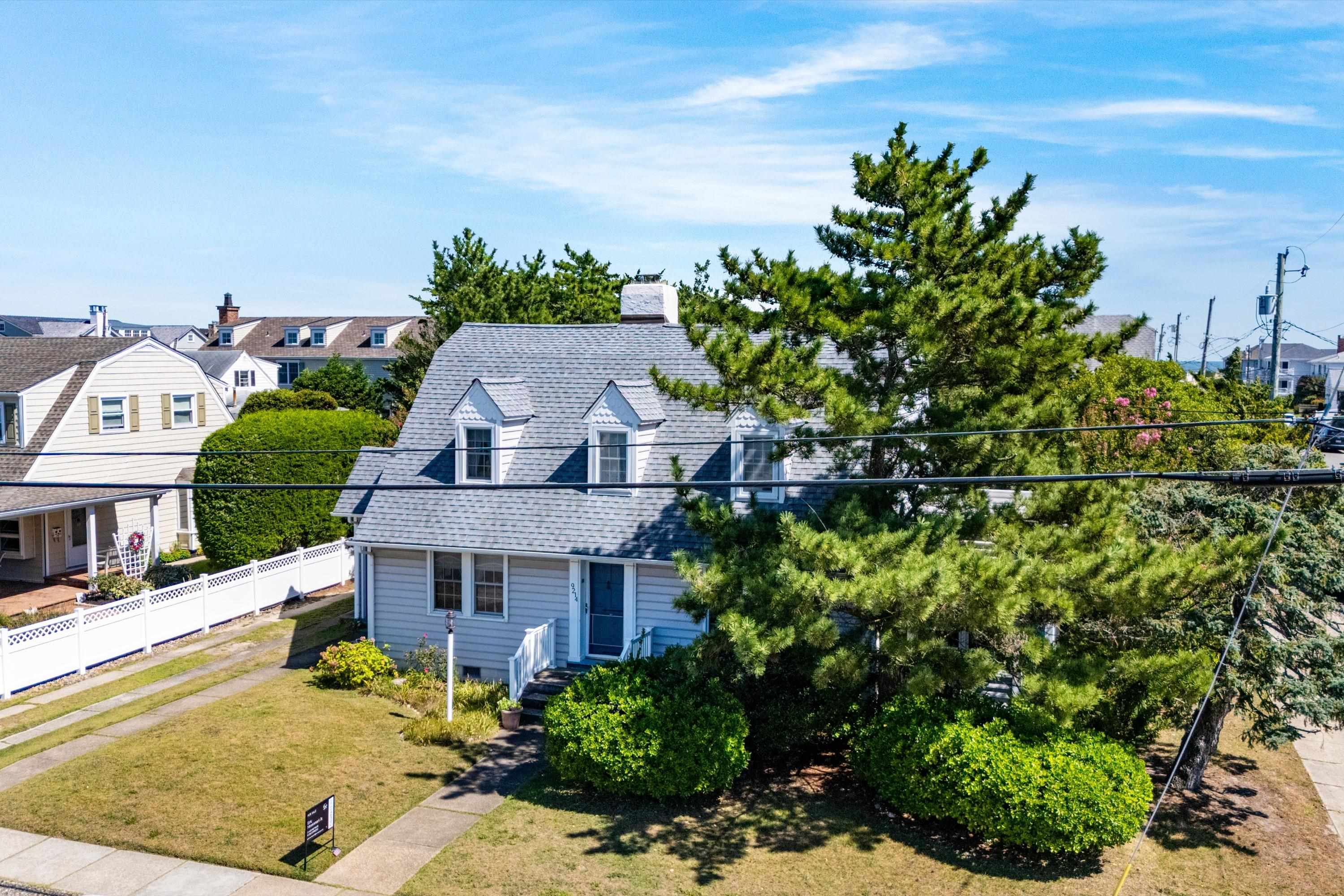 9214 2nd Avenue Stone Harbor, NJ 08247 - Photo 4 of 14 an aerial view of a house with a yard