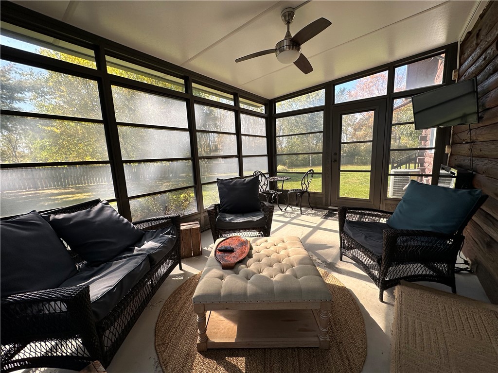 4286 State Street Geneva, NY 14456 - Photo 21 of 26 Sunroom off the living room/kitchen