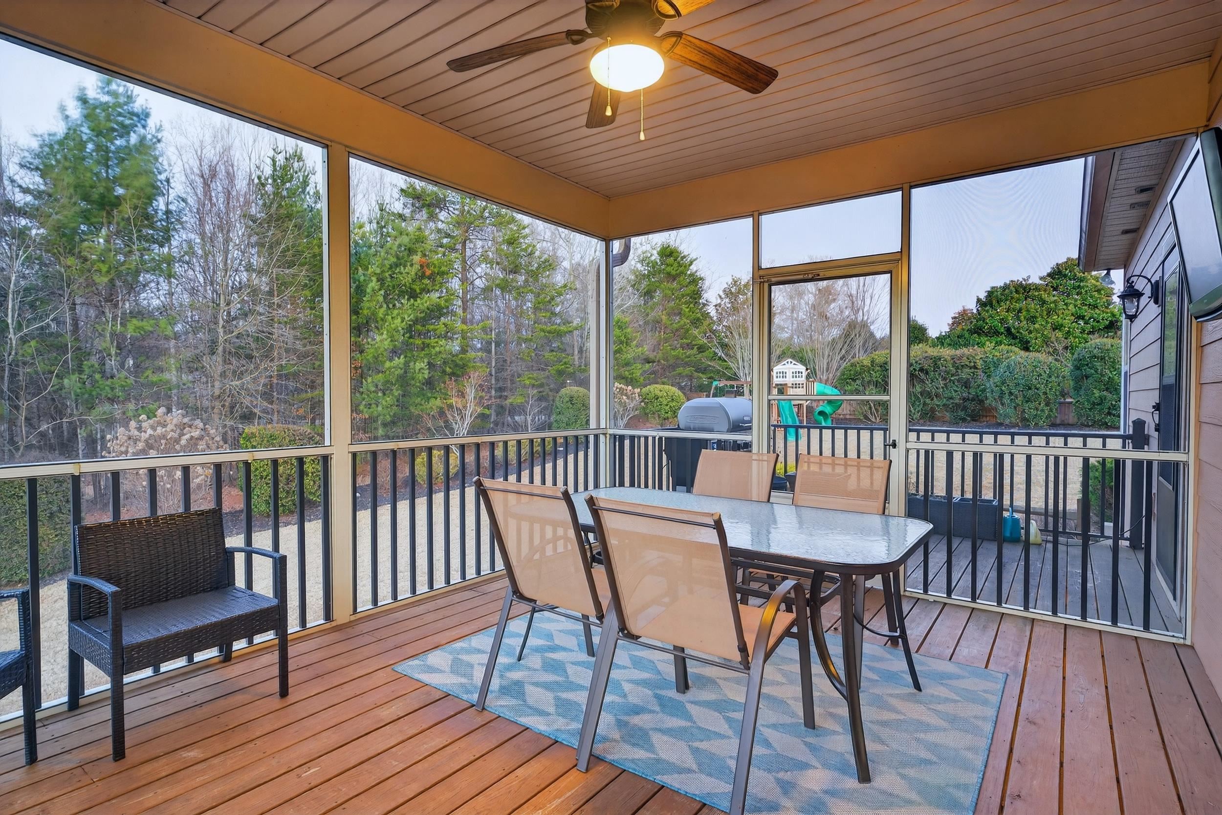 6 Setting Sun Lane Travelers Rest, SC 29690 - Photo 18 of 40 Screened porch main level