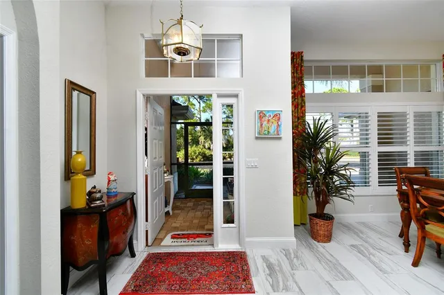 a very nice looking room with a large window