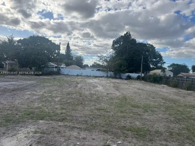 a view of a dry yard