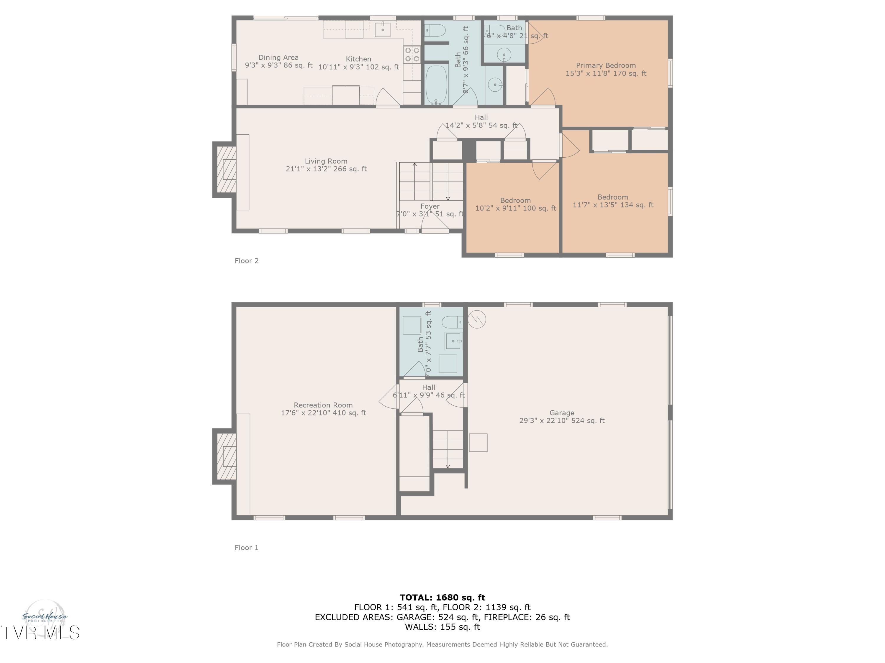 708 Hill Road Kingsport, TN 37664 - Photo 44 of 44 2-Floorplan #3