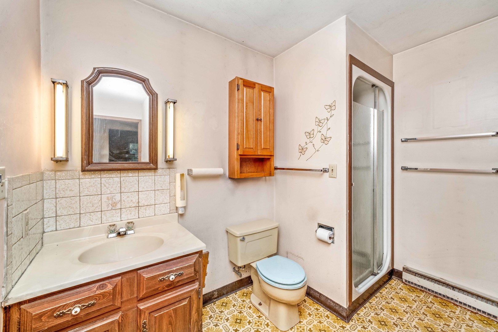6N731 County Line Road Maple Park, IL 60151 - Photo 16 of 17 a bathroom with a sink and a mirror