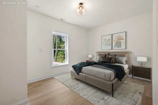 a view of livingroom with hardwood floor and window