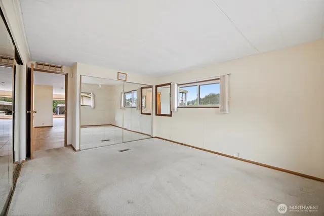 a view of an empty room