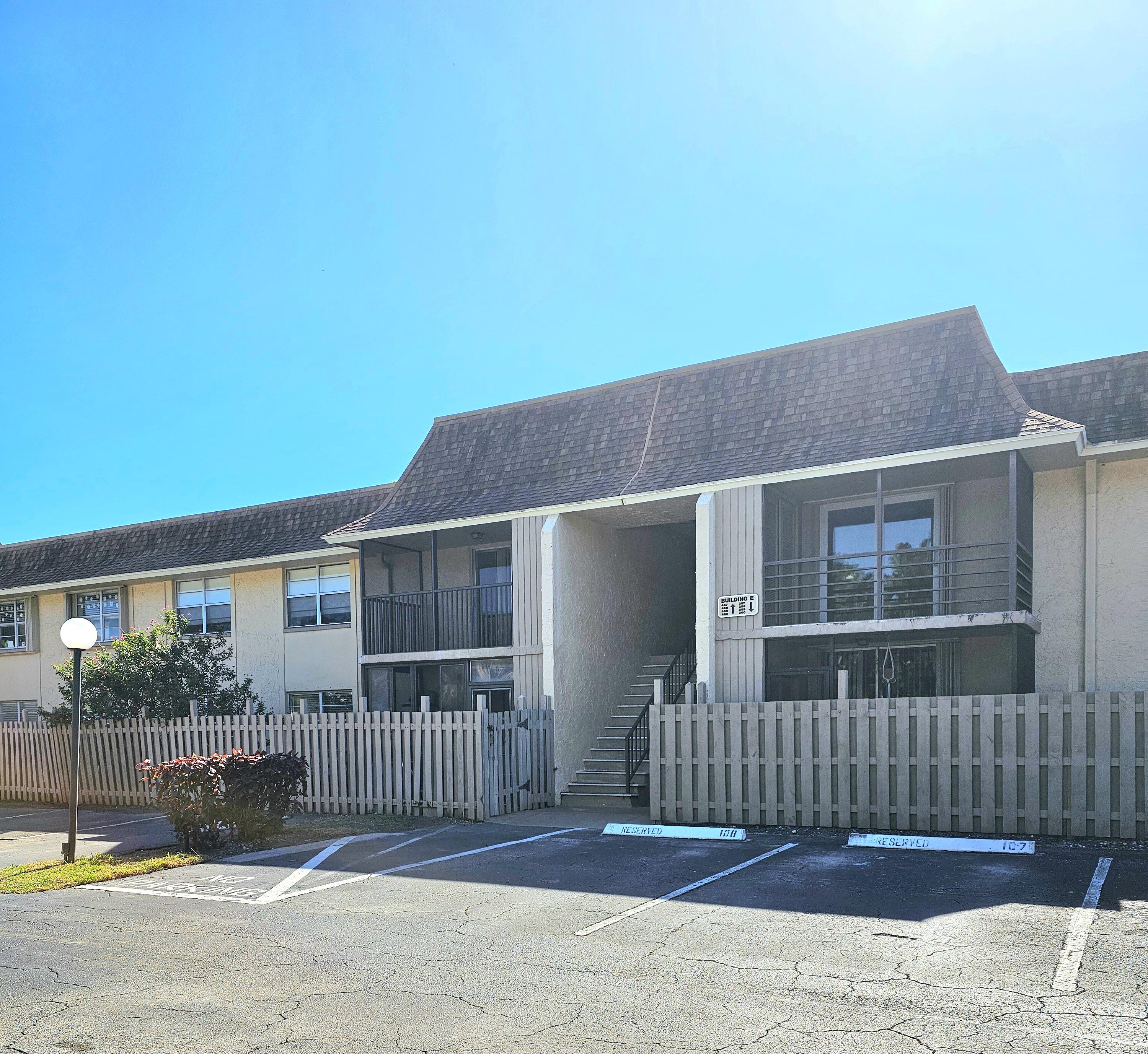 a view of house and front door