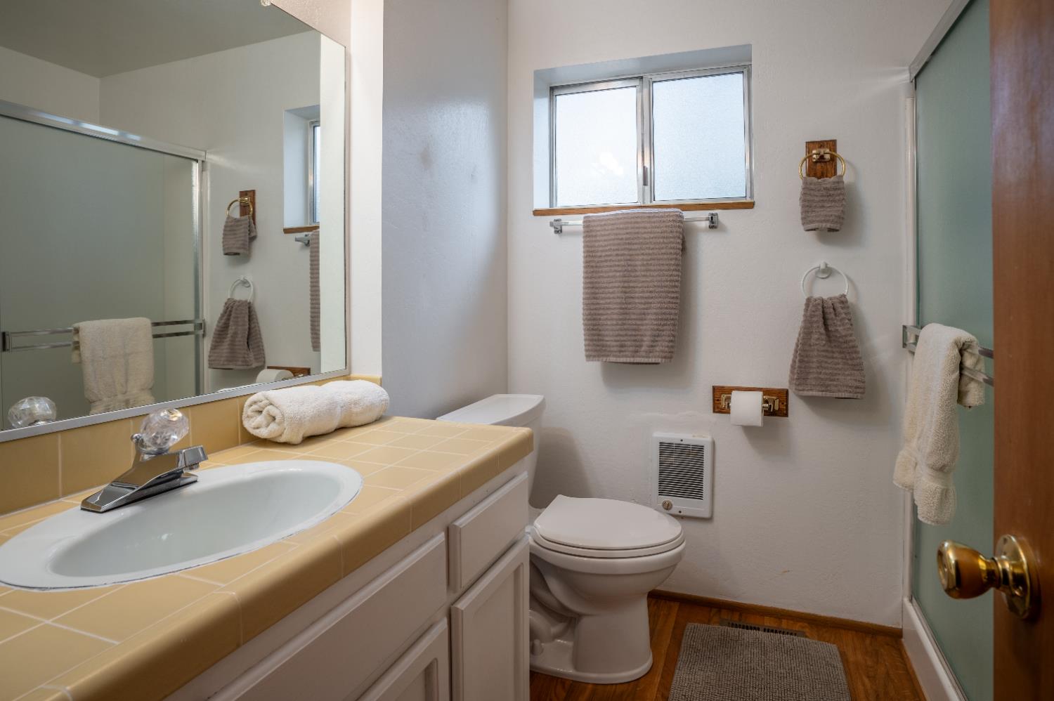 3790 Apache Road Arnold, CA 95223 - Photo 15 of 41 a bathroom with a sink toilet and mirror