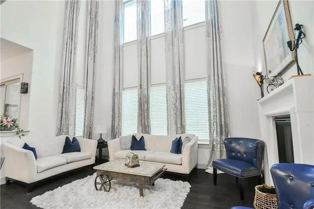 1402 French Violet Way Arlington, TX 76005 - Photo 6 of 29 a living room with furniture and a large window