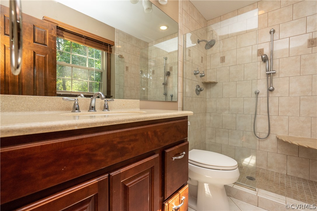 11410 Driscoll Road Chester, VA 23831 - Photo 17 of 24 a bathroom with a sink a toilet and shower