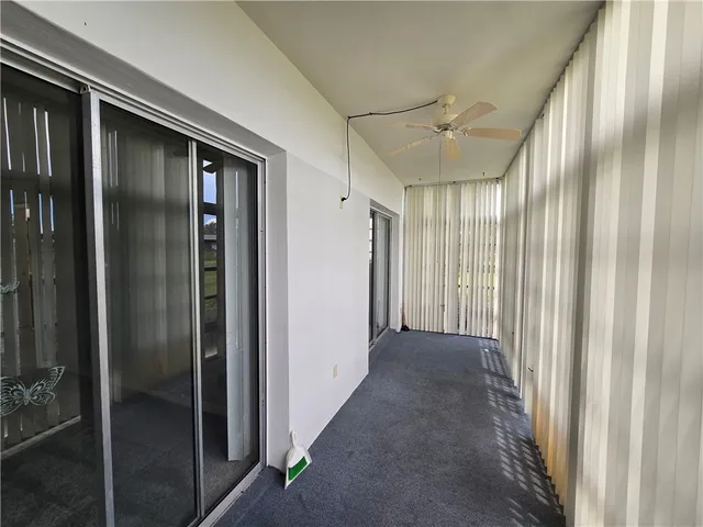 a view of hallway with shower