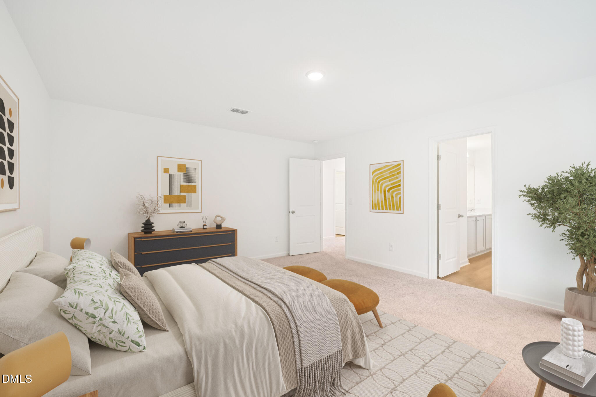 11335 Salers Loop Middlesex, NC 27557 - Photo 18 of 18 a bedroom with a bed and a couch