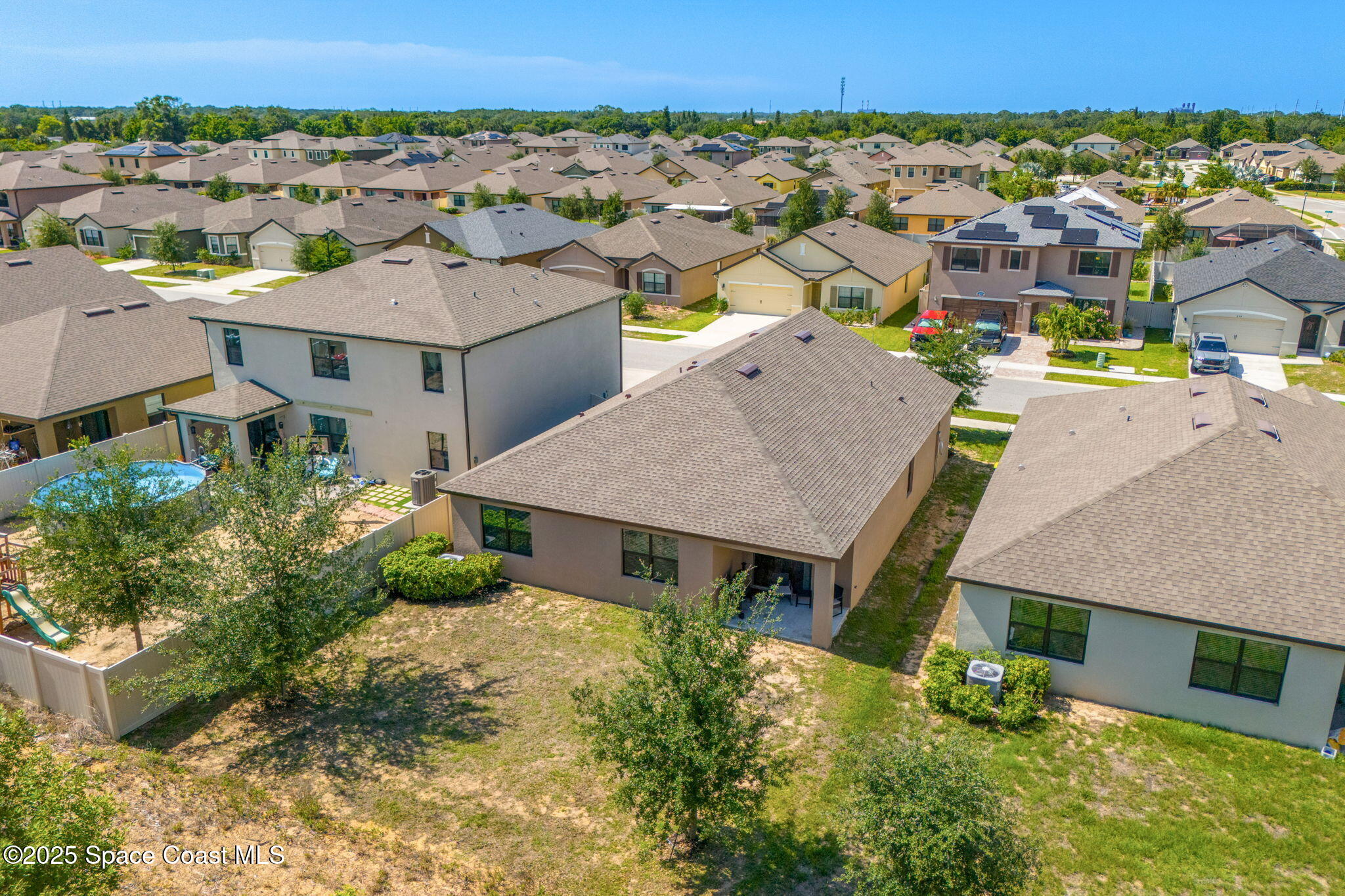 369 Coyote Drive Cocoa, FL 32927 - Photo 26 of 32 An aerial view of the home