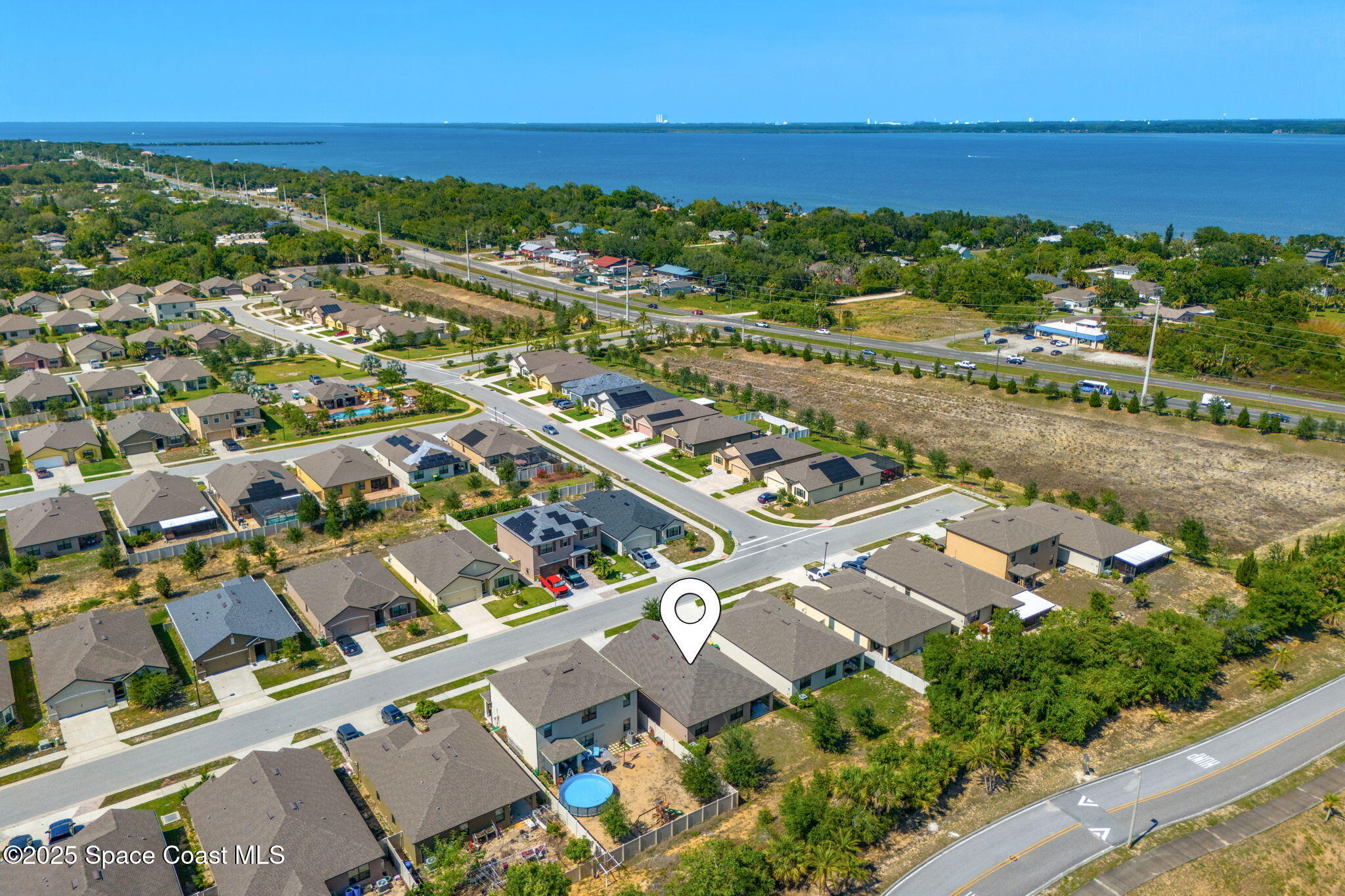 369 Coyote Drive Cocoa, FL 32927 - Photo 28 of 32 An aerial view of the home