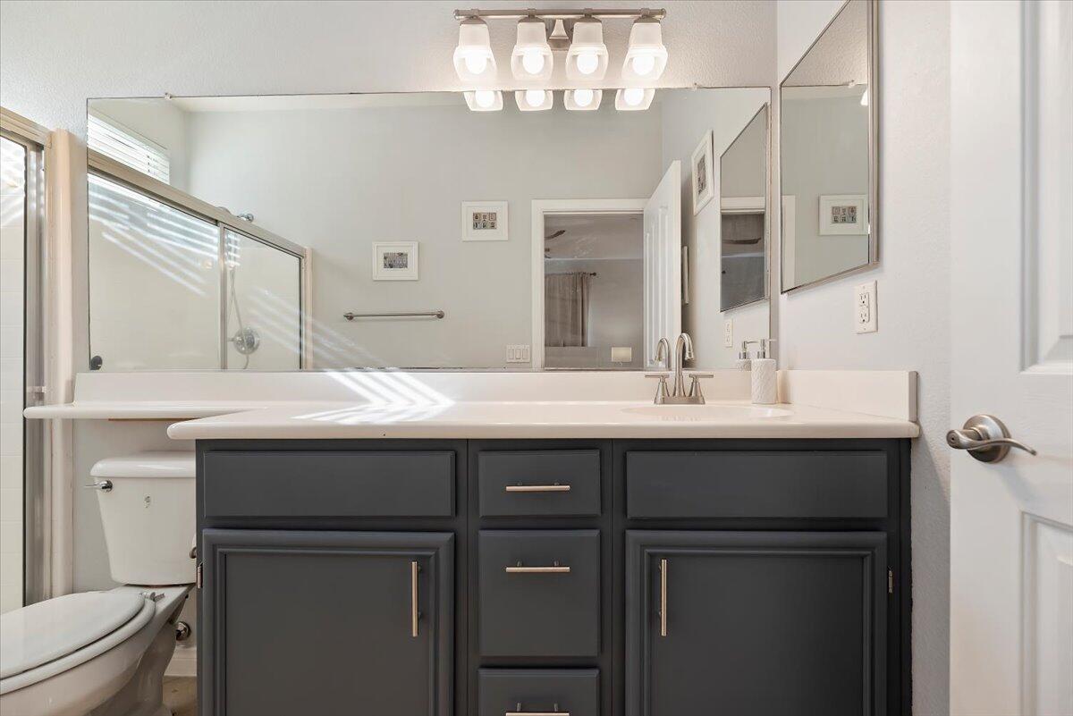 3982 Eastgate N Road Palm Springs, CA 92262 - Photo 24 of 55 a bathroom with a sink double vanity and a mirror