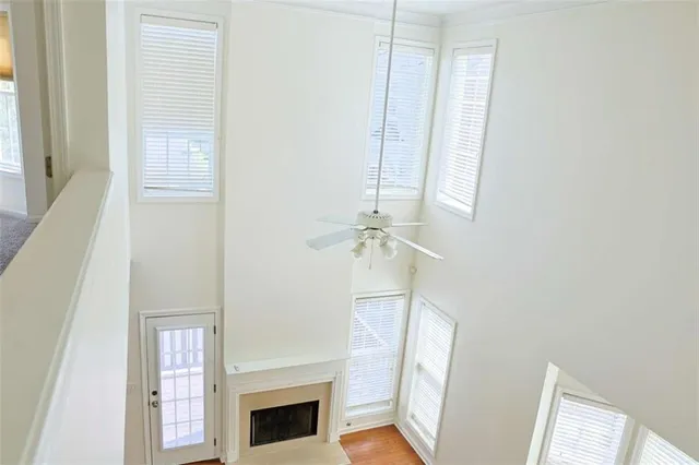 a bathroom with a sink a mirror and a shower