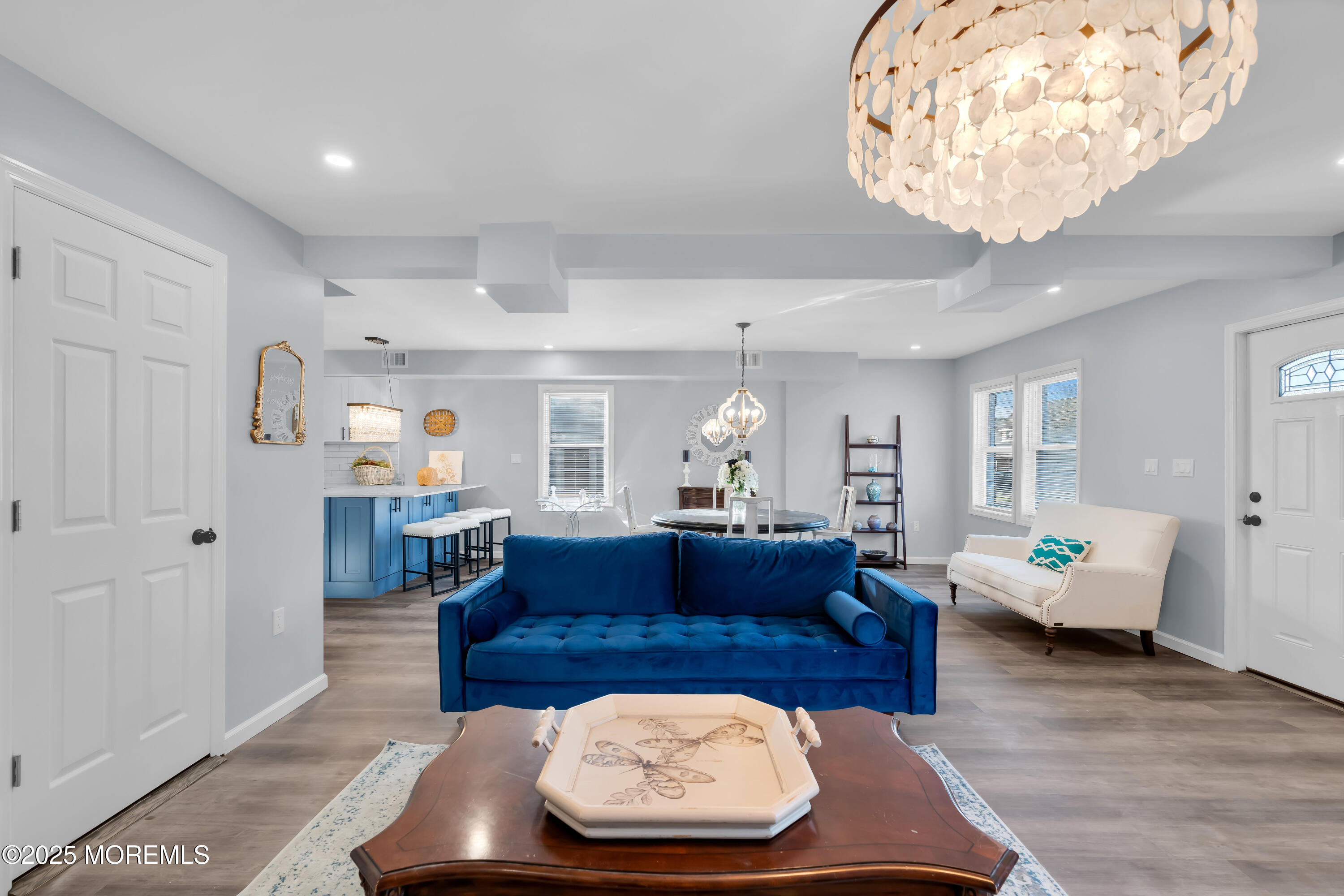 166 Shore Boulevard Keansburg, NJ 07734 - Photo 5 of 36 a living room with furniture and a wooden floor