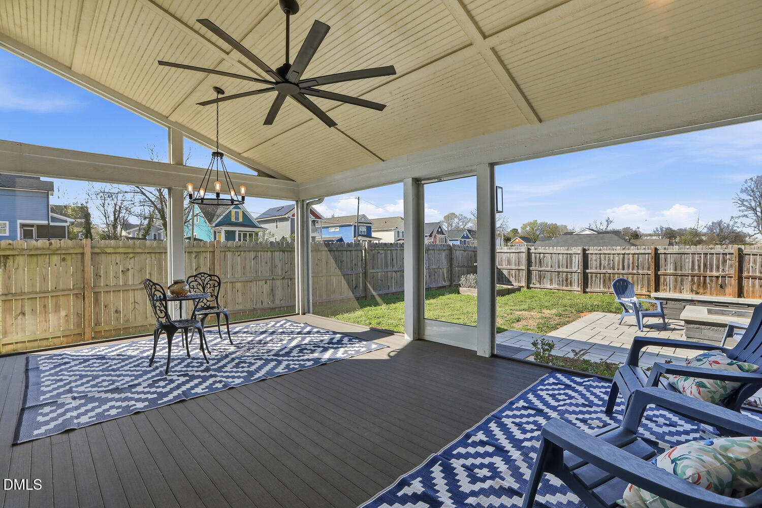 1605 Boyer Street Raleigh, NC 27610 - Photo 32 of 38 a view of a patio with a table and chairs
