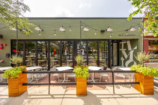 outdoor view of building with patio