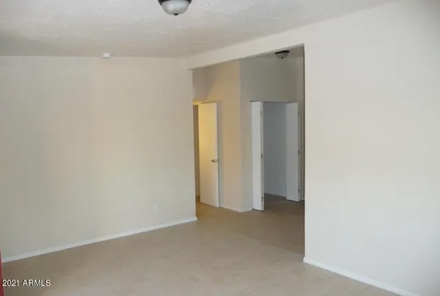 a view of an empty room